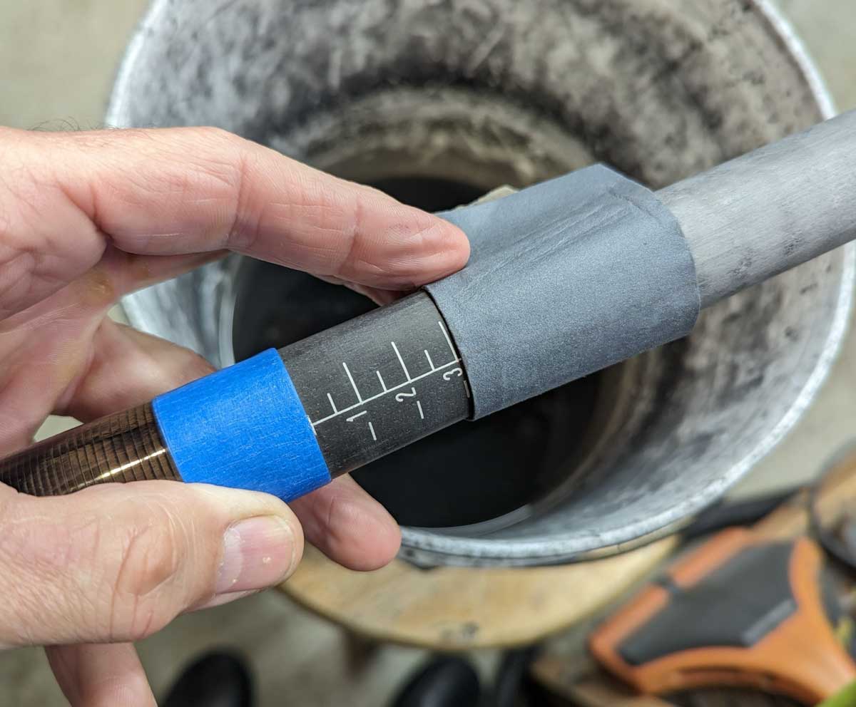 Braca paddle maintenance, sanding the shaft for a stuck or sticking shaft